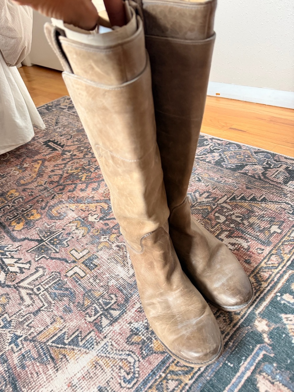 Frye Paige Tall Leather Riding Boots